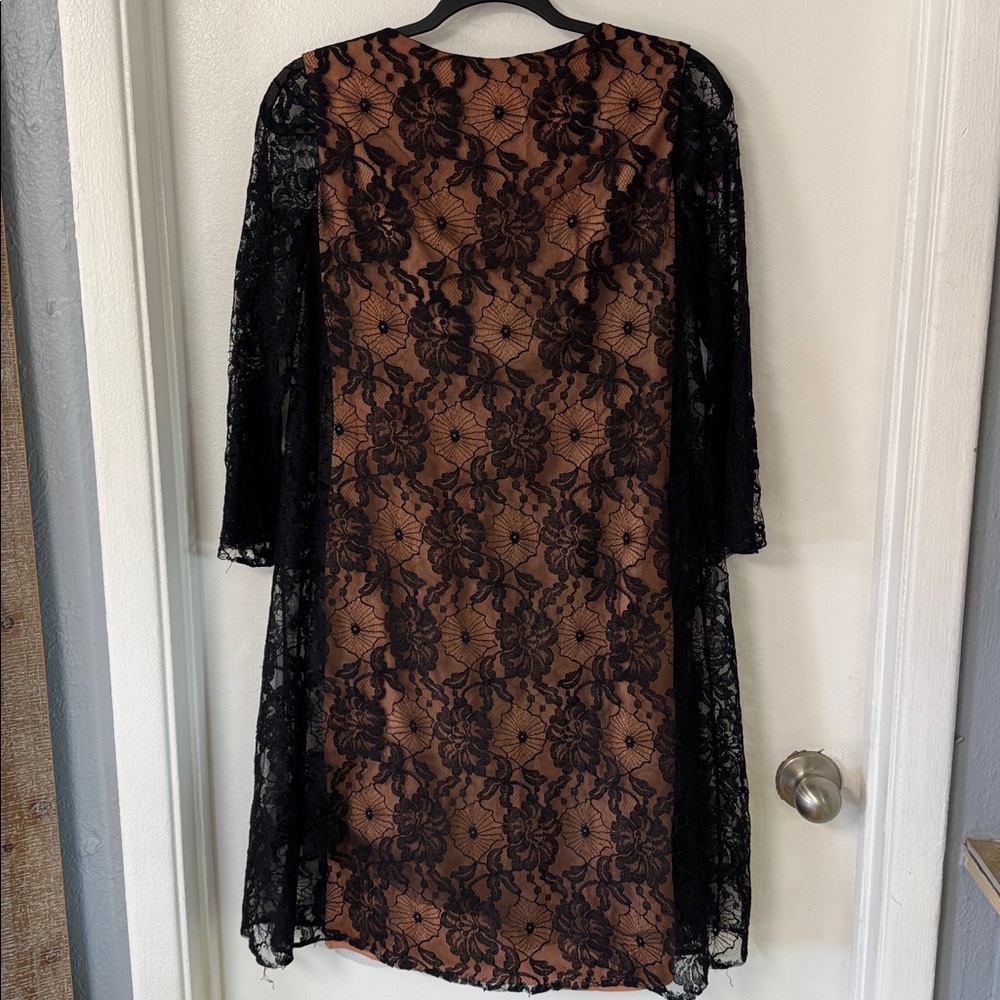 60s Eyelet Cocktail Dress - Picture 3 of 9